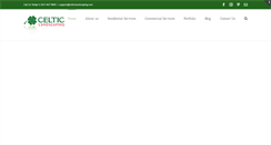 Desktop Screenshot of celticlandscaping.com
